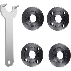 Angle Grinder Wrench Flange Nut 4.5" 5" 5/8-11 for Dewalt 193465-4 Makita Bosch Black Milwaukee Replaces 224399-1 193465-4 224568-4