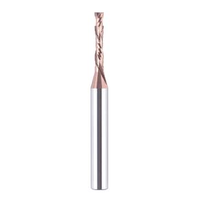SYT Compression Router BIt 1/8 inch Cutting Diamter with 3/4 Cutting Lenght Woodworking Tools CNC Router Bit for Composite Material MDF