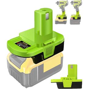 USB Adapter for Roybi 18V Tools, DM18RL Battery adapter Converter for Dewalt 20V & for Milwaukee M18 18V Battery to Ryobi 18V Power Tools