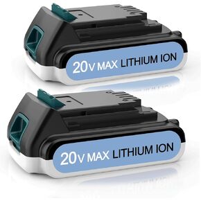 2 Packs Replacement Battery for Black and Decker 20V Battery 3.5Ah Compatible with Black and Decker 20V MAX Lithium Battery LBXR2020 LBXR2520 LBX20 LB2X3020 LB2X4020 Cordless Power Tools