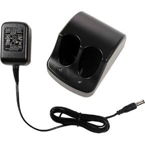 HQRP Dual Battery Charger compatible with Black & Decker 3.6V Versapak VP100 VP110 22-4040 22-4035 VP130 VP100C VP105C VP110C 152370-03 Power Tools