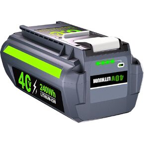 ترقية 6.0Ah 40V استبدال البطارية لبطارية Ryobi 40V OP4060 لـ Ryobi 40Volt أداة لاسلكية بطارية ليثيوم أيون OP4015 OP4026 OP40201 OP40261 OP4030 OP40301 OP4040 OP40401 OP4050 OP40601 in Kuwait