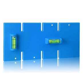 1 pcs Wall Box Template and Level for Old Work Electrical Boxes WTL-12/WTL-34, old work box 1 gang/2-Gang, Non Metallic Electrical Box, 3-Gang/4-Gang