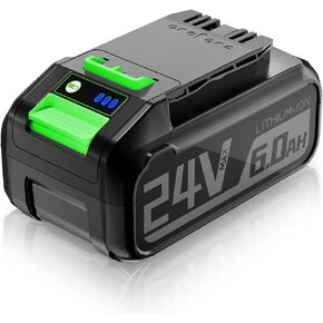18650 24V 6.0Ah Replacement Battery for Greenworks 24V Battery 29842 29852 BAG709 BAG710, Compatible with Greenworks Batteries for Greenworks 24 Volt Power Tools 20352 22232 2508302 Tools