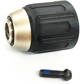 KIMGU 1/2" Chuck N472497 With Left Hand CHUCK SCREW Replace for DeWALT DCD771 DCD777 DCD734 DCD776 DCD778 DW959K-2