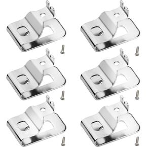 Belt Clips for Dewalt, 6pcs 304 Stainless SteelDrill Tool Clips Hook Kit with Screws for Dewalt N268241 Fit for 20V Power Tools DCD980 DCD985 DCD980L2 DCD985L2