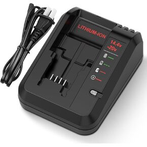 Munikind 20V Lithium Battery Fast Charger Replacment for Black and Decker 20V Charger Compatible with Black and Decker LBXR20 LBXR2020 LB2X4020 and for Porter Cable 20V Battery PCC685L PCC680L PCC681L