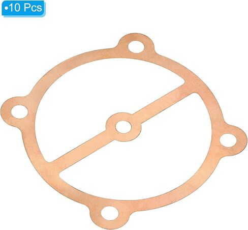PATIKIL Air Compressor Head Gasket Kit, 10 Pack 65mm 5 Holes Aluminum Gasket Replacement in Saudi Arabia