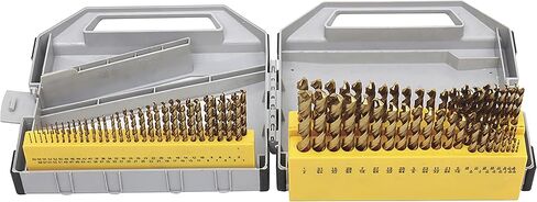 مجموعة رؤوس المثقاب المطلية بالتيتانيوم من كلتش - 115 قطعة. in Kuwait
