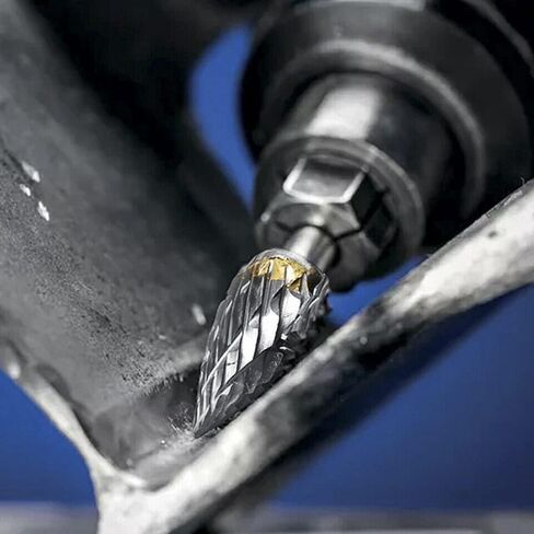 نتوءات كربيد قطع، 10 قطعة نتوءات دوارة كربيد نهاية مطحنة مجموعة لنحت الخشب الحجر الحفر أداة العمل المعدنية in Kuwait