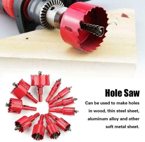 Hole Saw Bi Metal M42 HSS Holesaw Cutter Drill Bits for Iron Aluminum Pipe Steel Wood Plastic 48mm in Saudi Arabia