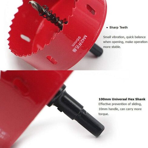 Hole Saw Bi Metal M42 HSS Holesaw Cutter Drill Bits for Iron Aluminum Pipe Steel Wood Plastic 48mm in Saudi Arabia