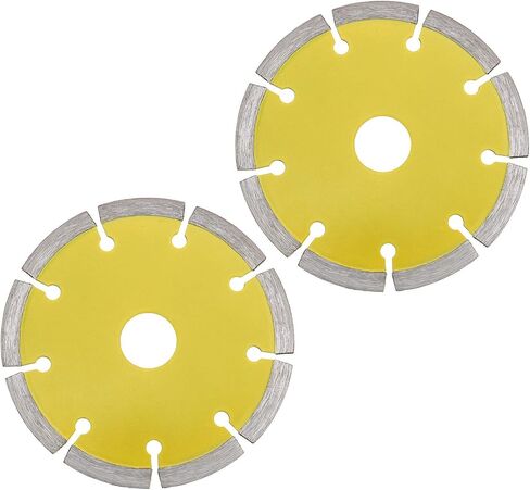 2Pcs Dry Cutting Wheel Diamond Disc, 4 1/2-inch for Angle Grinder Grinding Brick Concrete Tile 7/8Inch Bore Diameter in Saudi Arabia