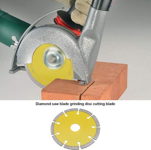 2Pcs Dry Cutting Wheel Diamond Disc, 4 1/2-inch for Angle Grinder Grinding Brick Concrete Tile 7/8Inch Bore Diameter in Saudi Arabia