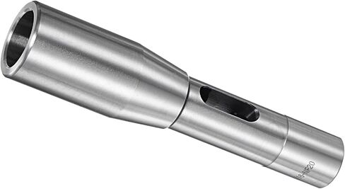 Morse Taper Drill Sleeve Reducing Adapter, R8 to MT3, Steel 7/16-20UNF Chuck Adaptor Sleeve Center - (Applications: for 23-32 Shank Drill), 1-Pieces in Saudi Arabia