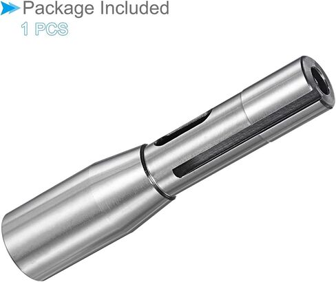 Morse Taper Drill Sleeve Reducing Adapter, R8 to MT3, Steel 7/16-20UNF Chuck Adaptor Sleeve Center - (Applications: for 23-32 Shank Drill), 1-Pieces in Saudi Arabia