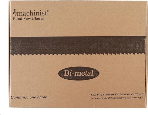 Imachinist S1351610 M42 135" x 1" x 0.035" x 6/10 TPI, Bi-Metal Bandsaw Blades for Cutting Metal Variable Teeth in Saudi Arabia