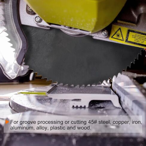 HARFINGTON 2pcs Circular Saw Blades 63mm x 16mm x 0.5mm 72 Teeth Nitride Coated High Speed Steel (HSS) Milling Cutters for Aluminum Alloy Metal Plastic Wood in Saudi Arabia