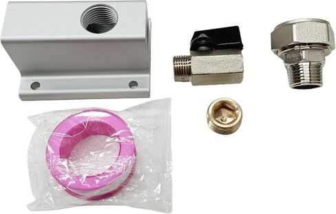 M7510 RapidAir Maxline طقم مخارج أنابيب الهواء المضغوط نظام أنابيب 3/4 بوصة مع منفذ مخرج NPT 1/2 بوصة مجهز بتركيبات أنابيب الهواء المستقيمة واستبدال مجموعة خط الهواء بصمام الكرة in Kuwait