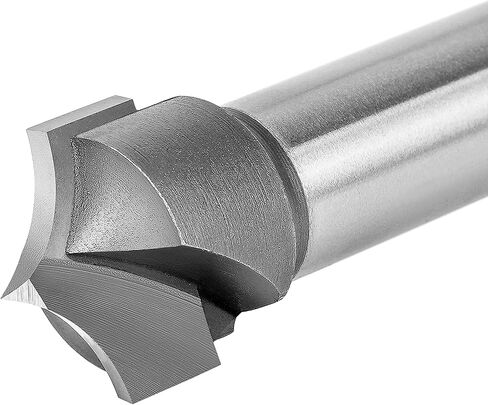 SpeTool 3/8 بوصة نصف قطر قطع راوتر بت 1/2 بوصة عرقوب 3/4 بوصة قطر القطع، 2 فلوت سوليد كربيد مائل مستدير فوق لقمة توجيه CNC لأداة نقش الأعمال الخشبية in Kuwait