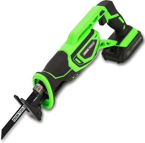 OEMTOOLS 24491 20V Max Lithium-Ion Reciprocating Saw, Cordless 3000 RPM Variable Battery Operated Reciprocating Saw With Battery Charger And Ballistic Nylon Case, 2.0Ah Electric Reciprocal Power Tool in Saudi Arabia