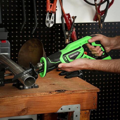 OEMTOOLS 24491 20V Max Lithium-Ion Reciprocating Saw, Cordless 3000 RPM Variable Battery Operated Reciprocating Saw With Battery Charger And Ballistic Nylon Case, 2.0Ah Electric Reciprocal Power Tool in Saudi Arabia