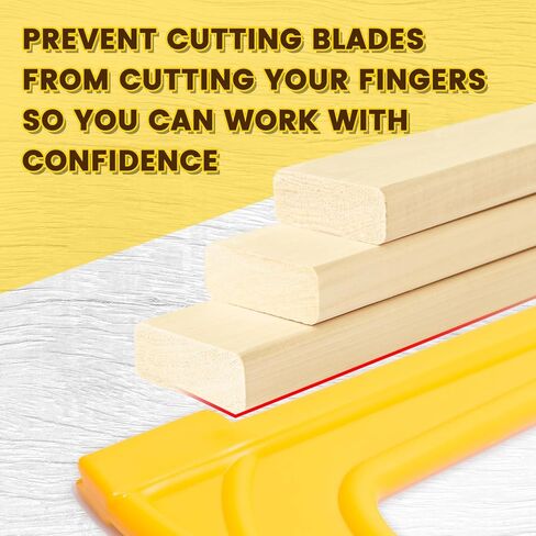 مجموعة عصا وعصا دفع آمنة ممتازة مكونة من 5 قطع باللون البرتقالي النابض بالحياة - أدوات النجارة الأساسية لطاولات التوجيه والمفاصل والمناشير الشريطية in Kuwait