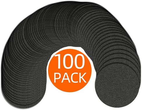 100pcs 2 inch Sanding Disc Hook and Loop, 60 Grit Wet Dry Silicon Carbide Sandpaper in Saudi Arabia