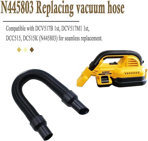 N445803 مجموعة خرطوم مكنسة بديلة لديوالت مكنسة كهربائية رطبة وجافة ومتجر منفاخ أوراق الشجر DCV517B DCV517M1 DC515 DC517 in Kuwait