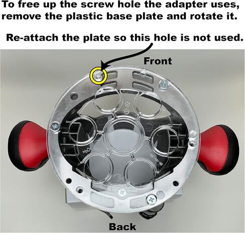 Dust Port, fits Skil RT1322 and RT1323 fixed base routers, to 2.5" ID flex hose and 2.25" OD rigid hose in Saudi Arabia