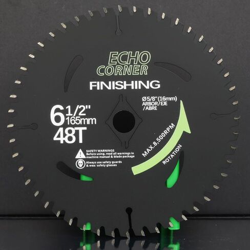 6-1/2" Wood Cutting Circular Saw Blade Heavy Duty Combo Pack, 48Tooth+24Tooth 5/8" Arbor Non-Stick Coating in Saudi Arabia