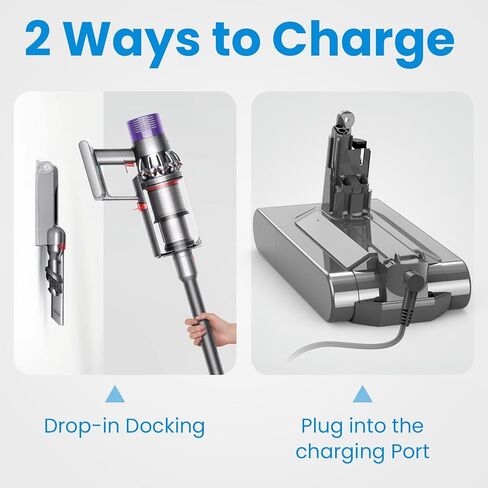 بطارية V11 لاستبدال بطارية دايسون 6000 مللي أمبير في الساعة 25.2 فولت ليثيوم أيون متوافقة مع مكنسة كهربائية لاسلكية دايسون أبسولوت كومبليت فلافي SV14 (برغي في النوع) in Kuwait