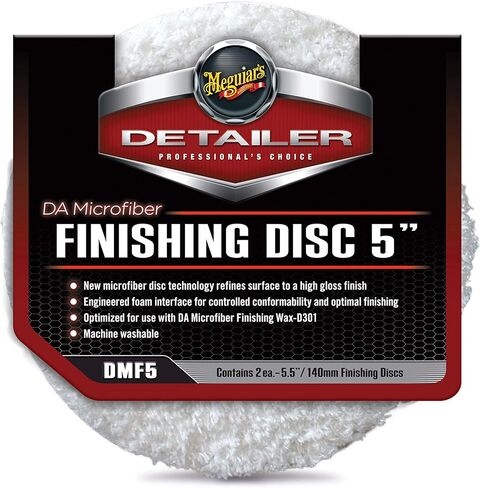 قرص اللمسات النهائية من الألياف الدقيقة مقاس 5 بوصات من Meguiar's DMF5 DA، عبوتان in Saudi Arabia