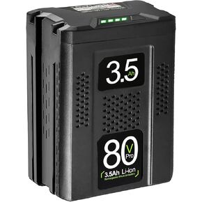 Greenworks GBA80200 80V 3.5AH Lithium Ion Battery Replacement for Greenworks GBA80200 GBA80250 GBA80500 GBA80400 battery,Greenworks 80V Battery for Cordless Power Tool