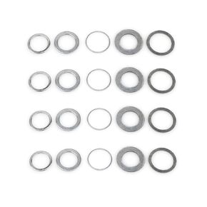 20Pieces Saw Blade Bushing Set Saw Blade Spacer Saw Blade Adapter Ring 1 Inch to 20mm, 1 Inch to 5/8Inch, 7/8 Inch to 20 mm, 7/8 Inch to 5/8 Inch, 20 mm to 5/8 Inch, 4 Pieces Each Size