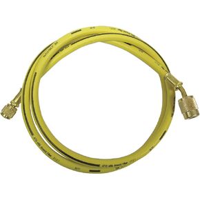 Imperial Tool 905MRY Hi-Performance Polarshield Charging Hose with 1/4" Automatic Low Loss Shut-Off Valve, 5 Feet, Yellow