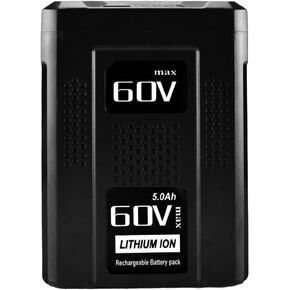 60V 5000mAh Li-ion Replacement Battery for Greenworks Pro 60V Battery Max Lithium Ion LB60A00 LB60A01 LB60A02 LB60A03 Cordless Power Tool Battery (Not for Greenworks 80V/Powerworks)