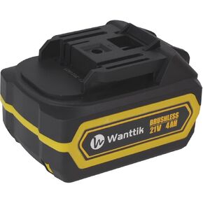 21V 4.0Ah Battery Pack, Compatible with Cordless Impact Wrench (Battery Only)