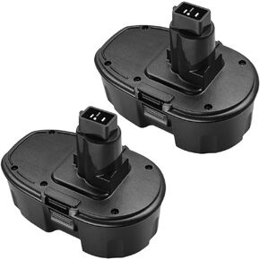 2Pack 3.6Ah DC9096 Replacement Battery for 18Volt Battery DC9096-2 XRP DC9098 DC9099 DW9095 DW9096 DW9098 DW9099 DE9039 DE9095 DE9503 Ni-Mh Cordless Power Tools Batteries