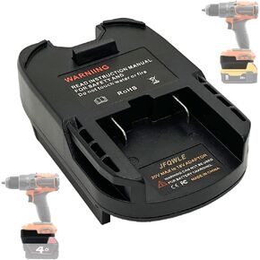 Battery Adapter for Milwaukee/Dewalt to Ridgid 18V Cordless Tools, Convert for DeWalt 20V MAX XR Battery and Milwaukee M18 18V Battery to Ridgid 18 Volt Hyper Lithium-Ion Battery