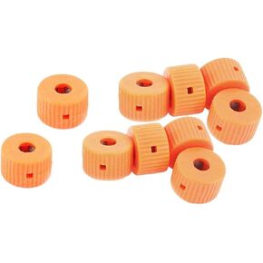 10pcs 6mm Hole Dia Screwdriver Bit Magnetizer Demagnetizer Ring for Screwdriver Bits and Tips,Orange