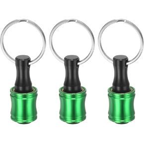 3PCS Bit Holder 1/4" Hex Shank Portable Aluminum Alloy Quick Change Extension Bar Screwdriver Drill Screw Adapter Tool for Impact Driver, Blue