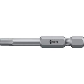 Wera Series 4 840/4 Z Sheet Metal Bit, Hexagon 7/64" x 50mm blade, 1/4" Drive