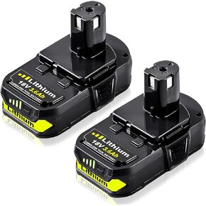 VANTTECH 2Packs P102 18V 3.6Ah Battery Replacement for Ryobi 18V Battery Lithium Ion P108 P103 P105 P107 P109 P104 Compatible with Ryobi 18-Volt Plus Power Tool Battery