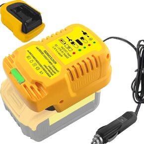Vehicle Charger Compatible for Dewalt 20V/60V Battery Replacement for Dewalt Battery 20V/60V Charger Station