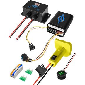 Upgrade Power Wheel Adapter Kit Fit for Ryobi 18V Battery with Voltage Regulator Fuse and Wire Terminals, Battery Adapter Conversion Connector Suit for DIY Rc Truck, Robotics and Rc Car Toys