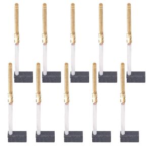 10 Pack 445861-03 445861-25 Replacement Electric Motor Carbon Brushes Compatible with Dewalt/Black&Decker/Porter Cable DW402 DW421 DW887