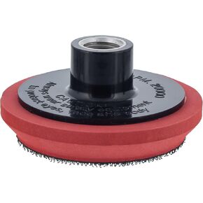 TCP Global 2-3/4" Hook & Loop Grip Backing Plate Pad, 5/8" - 11 Threads - Attach 3" Wool or Foam Buffing and Polishing Pads - Universal Rotary Polisher Backup Pad - Automotive, Polish, Car Detailing