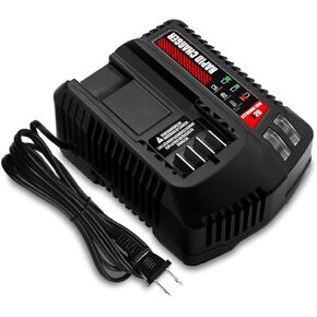 BatPower 20V V20 Lithium Battery Charger CMCB104 Replacement for Craftsman V20 Battery Charger CMCB104 20V 6Ah CMCB206 4Ah CMCB204 5Ah CMCB205 9Ah CMCB209 2Ah CMCB202 1.5Ah CMCB201 V20 Battery Charger