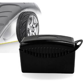 أداة وضع تزيين الإطارات، وسادة توزيع تزيين إطارات السيارة مع غطاء، إسفنجة شمع وتلميع إطارات السيارة، ملحق أداة تفتيح العجلات العالمية لمعظم المركبات (أسود، منحني) in Kuwait